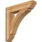 Ekena Millwork Thorton Slat Rough Sawn Bracket, Western Red Cedar, 6"W x 32"D x 32"H BKT06X32X32THR06RWR - alternate 1